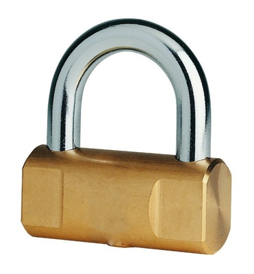 Lucchetto Ad Arco Corto 50 Mm Corazzato Blocca Corona Moto Bici Nautico Marino