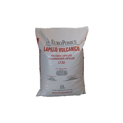Lapillo vulcanico rosso, lava vulcanica 20/70 mm (c.ca 29 kg - 33 lt) características