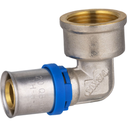 Multistrato a pressare raccordo a gomito multiprofilo femmina F20x27 Ø20 NOYON & THIEBAULT en oferta