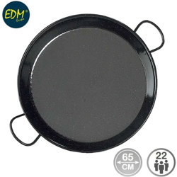 Paella tradizionale in acciaio smaltato ø65cm (22 persone) precio