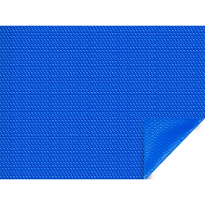 opertura a bolle per piscina Cordoue - 400 µ - con bordo su un lato - Blu