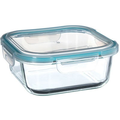 Lunch box in vetro da 1180 ml 18,20x18,20x7,40cm