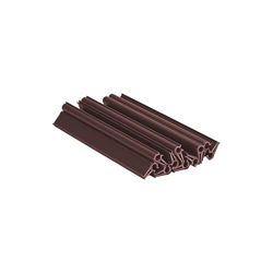 BAUSWERN Premium PP - Paravento, strisce di fissaggio per il fissaggio, confezione da 10 pezzi, 19 cm, strisce di protezione dalla vista (marrone) en oferta