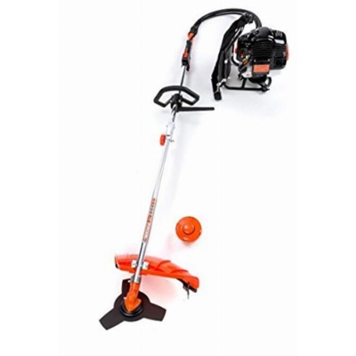 Decespugliatore Spalleggiato Tagliaerba Tosaerba A Scoppio 52 Cm³, Potenza 3 Hp, Figlio 2.4Mm + Lama