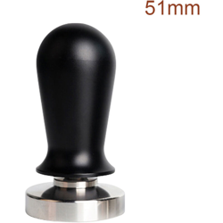 Tamper per caffe Tamper per caffe espresso in acciaio inossidabile da 51 mm con elegante manico in legno Tamper a mano per caffe espresso a precio