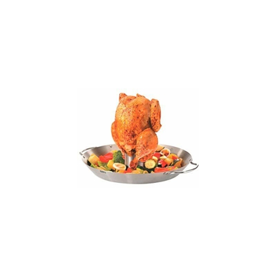 Gefu 89156 - Grill per Pollo con Wok per Verdure