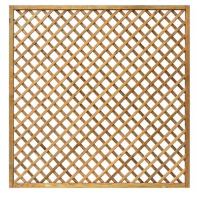 Pannello grigliato 180x180h legno di pino impregnato mod.35 - Losa