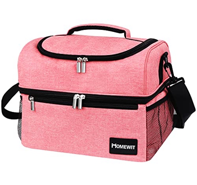Borsa termica piccola da 15 l, colore rosa, doppia copertina, borsa termica per picnic, borsa termica, borsa termica – pieghevole Cooler Bag per sport