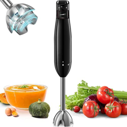 1000W Frullatore a immersione, Mixer Cucina in Acciaio Inossidabile, Frullatore Elettrico con Controllo Continuo della Velocità, Piedino per Frullator precio