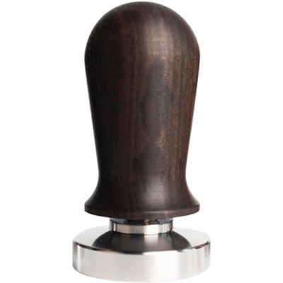 Tamper per caffe Tamper per caffe espresso in acciaio inossidabile da 51 mm con elegante manico in legno Tamper a mano per caffe espresso a