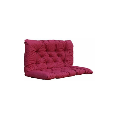 Ambientehome Made in Europe Cuscino per mobili da Giardino, Colore: Rosso