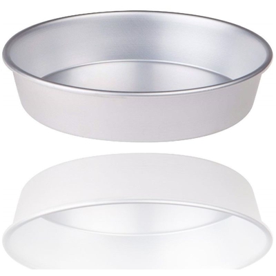 Set 2 Pezzi Stampo Crostata Pastiera 24 Cm Forno Alluminio Teglia Antiaderente