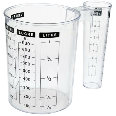 "elektro - Brocca di misurazione con due diversi serbatoi per la misurazione