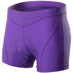 Intimo da bici da donna Pantaloncini intimo da ciclismo imbottiti 3D MTB da bicicletta,modello: XXL Viola en oferta