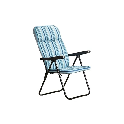 Papillon 8044450Â Sedia Spiaggia Imbottita Acciaio 5Â Posizioni, Multi, 60Â x 100Â x 30Â cm