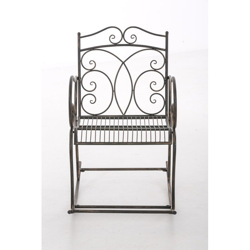 Sedia a Dondolo EDITH Bronzo en oferta