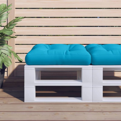 Cuscino per Pouf su Pallet Blu in Tessuto - Blu - Vidaxl características