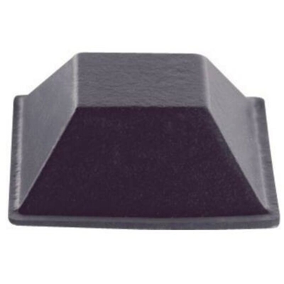 Piedino autoadesivo BS-19-BK-R-7 (L x A) 20.6 mm x 7.6 mm PU Nero Contenuto 7 pz. - Pb Fastener