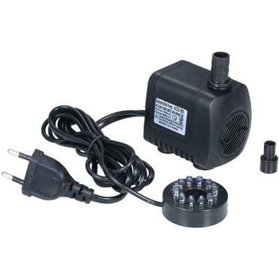 Sommergibile LED pompa 800L / H Ultra-Quiet dell'acquario dello stagno del carro armato Pool Fontana di acqua della pompa EU Plug