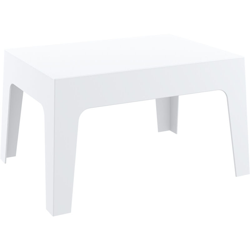 Tavolino da appoggio BOX 70 x 50 cm Bianco características
