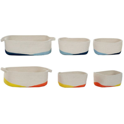 Set di Cestini Cotone (2 pcs) - Dkd Home Decor en oferta