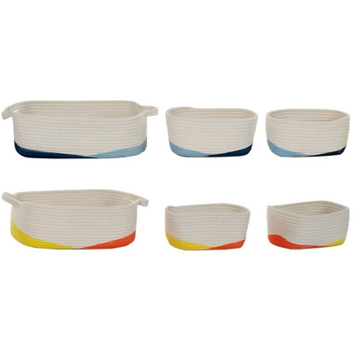 Set di Cestini Cotone (2 pcs) - Dkd Home Decor
