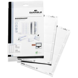 Durable 1455-02 etichetta non adesiva en oferta