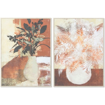 Quadro Tela (2 pcs) (52 x 2.7 x 72 cm) - Dkd Home Decor