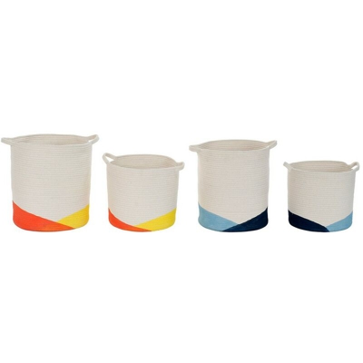 Set di Cestini Cotone (2 pcs) - Dkd Home Decor