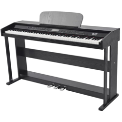 vidaXL Pianoforte Digitale con 88 Tasti e Pedali in Melamina Nera en oferta