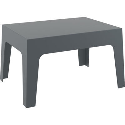 Tavolino da appoggio BOX 70 x 50 cm Grigio scuro