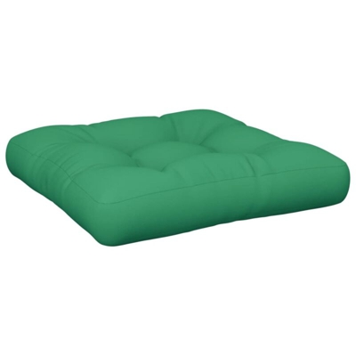 Cuscino per Pouf su Pallet Verde in Tessuto - Verde - Vidaxl
