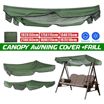 Mohoo - Copertura superiore per tenda da sole girevole anti-UV da 210 * 145 cm Copertura superiore per tenda da sole impermeabile resistente
