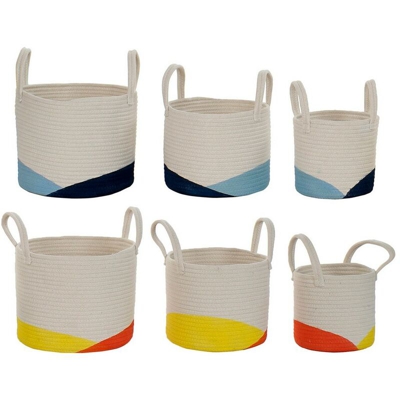 Set di Cestini Cotone (2 pcs) - Dkd Home Decor