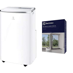 Electrolux EXP26U558HW ChillFlex Pro Gold Climatizzatore Portatile, 11K BTU, Classe A+/A+++, SuperSilent 41 db (A), Gas R290 + Window e Door EWS01 Kit precio