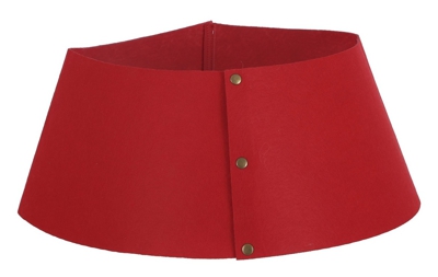 Copribase Gonna Albero Di Natale Rossa 58Xh25Cm Natale Addobbi