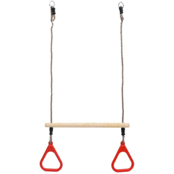 vidaXL Barra Oscillante a Trapezio con Anelli - Multicolore características