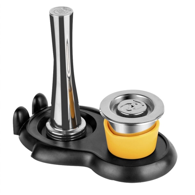 Capsule in acciaio inox Hammer Capsule Base Set Capsule caffe Accessori per macchine da caffe Riutilizzabili Semplice Sicuro Comodo Rapido Accessori