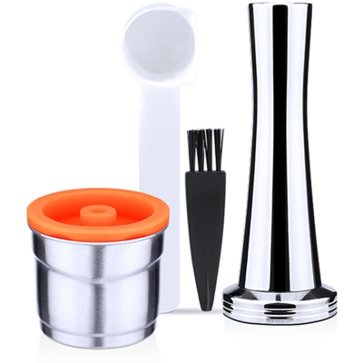 Capsule per uso domestico in acciaio inossidabile Capsule per caffe Accessorio per macchina da caffe Riutilizzabile Semplice sicurezza Comodo