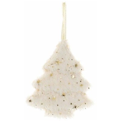 Albero di Natale Bianco (16 x 4 x 14 cm) - Dkd Home Decor