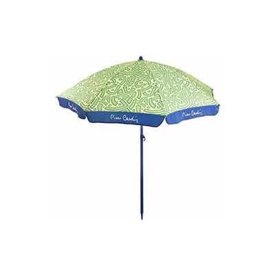 Pierre Cardin, Verde, Linea Aruba, Ombrellone Spiaggia Portofino, Raggi in Paragon, palo Acciaio, Cotone, 200 cm