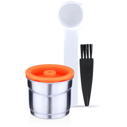 Capsule per uso domestico in acciaio inossidabile Capsule per caffe Accessorio per macchina da caffe Riutilizzabile Semplice sicurezza Comodo en oferta