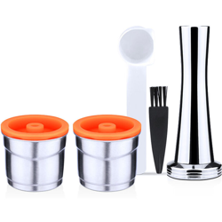 Capsule per uso domestico in acciaio inossidabile Capsule per caffe Accessorio per macchina da caffe Riutilizzabile Semplice sicurezza Comodo en oferta