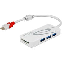 HUB USB 3.0 USB Type-C > 3 Port extern USB 3.2 Gen 1 (3.1 Gen 1) Type-C 5000 Mbit/s Bianco precio