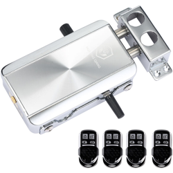 Kit serratura porta di casa Telecomando Entrata senza chiave Serratura elettronica Versione silenziosa Sistema di controllo accessi con catenaccio precio