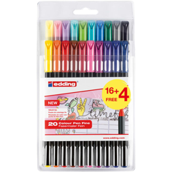 edding Pennarelli Colorati Classici a Punta Fine 20pz Multicolore 1200 precio