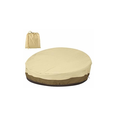 Jxjarnet - Telo di protezione per divano letto, rotondo, impermeabile, in Oxford 210/420D, solido e durevole, protezione per salotto da giardino,