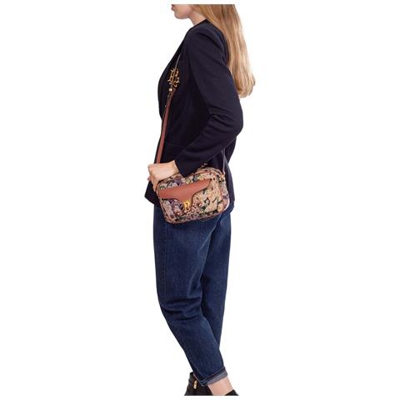 Borsa A Tracolla Donna Beat Con Motivo Tapestry