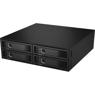 IB-2242SAS-12G Box esterno HDD/SSD Nero 2.5", Inquadramento