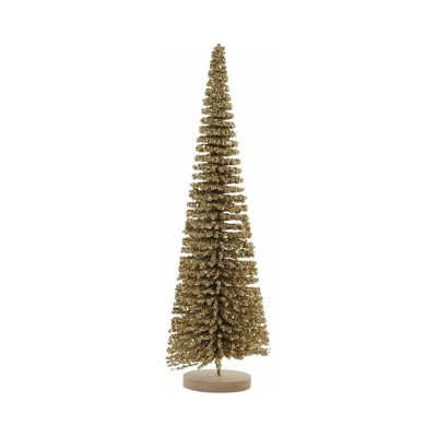 Albero di Natale Dorato Poliestere (19 x 19 x 60 cm) - Dkd Home Decor
